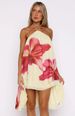 European And American Style Printed Irregular Skirt for Women Slimming Dress Hot Girl Vacation Fashion G25D338 2026_ecoleips.com