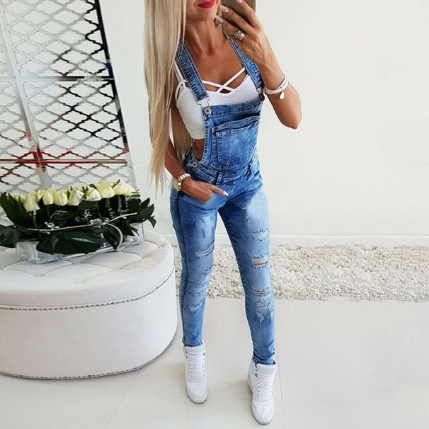 Women's Clothing New Women's Y Shaped Wide Band Sexy Tight Overalls Hand Worn Denim Jumpsuits For Women_ecoleips.com