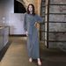 Women's Clothing New Fashion Long Sleeved Suit Shirt Skirt Casual Suit_ecoleips.com