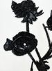K New Fashion Heavy Industry 3D Flower Nail Bead Long Sleeve Dress Small Dress_ecoleips.com