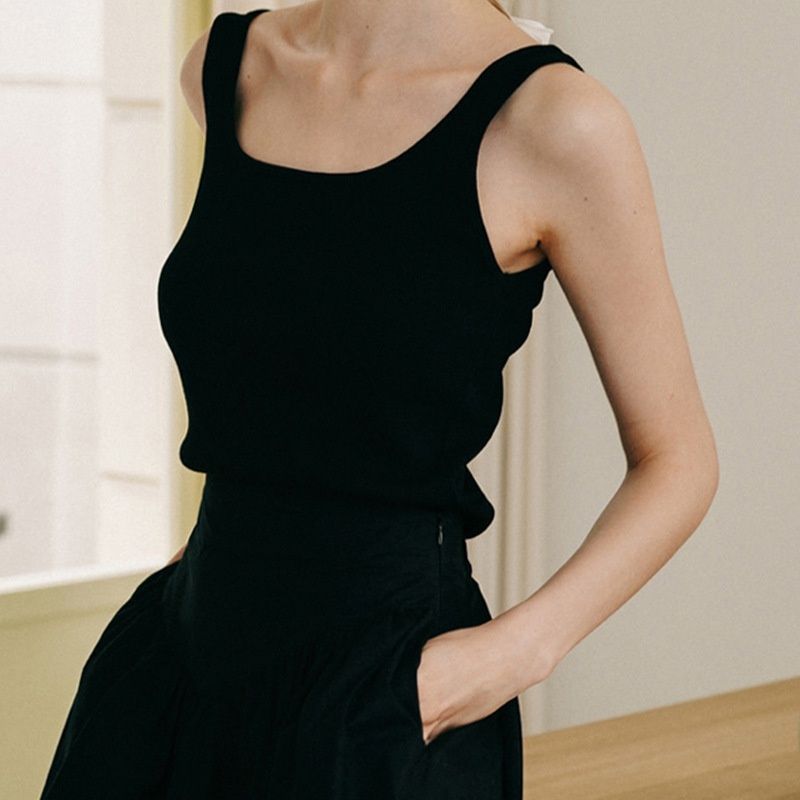 Clearance Sale: Sleeveless Crop Tank Women, European And American Style, Versatile For Layering Or Outerwear, Trendy_ecoleips.com