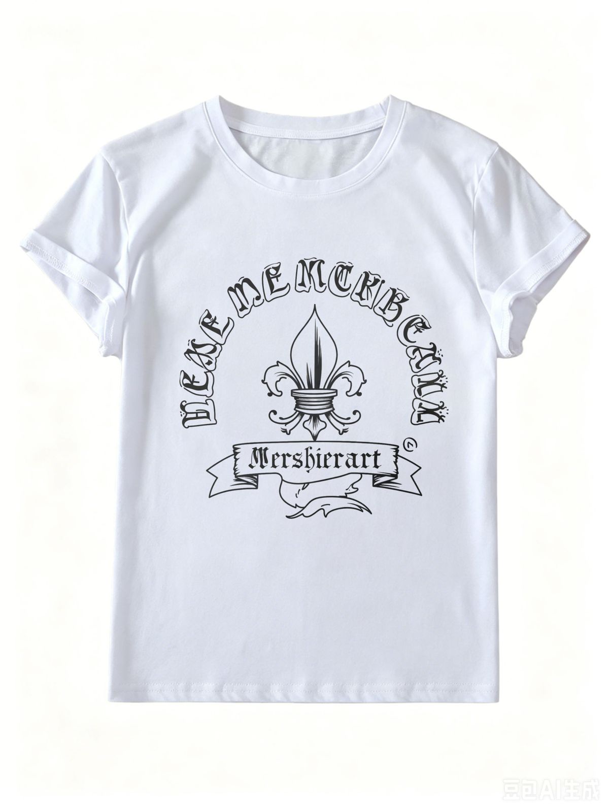 Classic Cotton Crew Neck Tee, Soft Breathable Short Sleeve T-Shirt, Minimalist Casual Fashion For Daily Activities_ecoleips.com