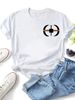 Ladies Simple Cotton T-Shirt, Fitted Crew Neck Tee, Modern Minimalist Casual Summer Top_ecoleips.com