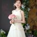 White Moonlight French Style Women's Wedding Dress Engagement Bride's Attire Travel Photography Light Dress_ecoleips.com