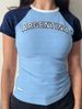 Women’s Clothing Spring New Products Women's Short Sleeved Round Neck Casual Letter Embroidery Simple Style T Shirt_ecoleips.com