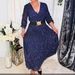 Elegant V-Neck Chiffon Maxi Dress With Embellished Rhinestones – Flowy Boho Style & Comfortable Fit_ecoleips.com