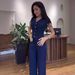 Women's Clothing High End Pure Color Temperament Sleeveless V Neck Top Casual Straight Pants Suit_ecoleips.com
