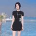 Swimsuit Women's One-piece Swimsuit New Cover Belly Slimming Conservative Hot Spring Swimming Pool Special Sports Swimsuit_ecoleips.com