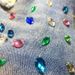 2026 Summer Clothes New Heavy Industry Diamond Beads High Waist Thin Hole Straight Five-point Pants Medium Pants_ecoleips.com