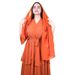 Women's Clothing Chiffon Hot Diamond Cake Dress With Headscarf_ecoleips.com