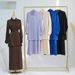 Muslim New Solid Color Small Fresh Lace Top+skirt Set_ecoleips.com