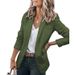 2025 Autumn New Elegant Jacket Wish Women's Long Sleeve Solid Color Suit Collar Single-Breasted Blazer_ecoleips.com