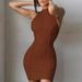 European And American Ins-style Summer Women's Clothing, Round-neck Sleeveless Solid Color Fashionable Slim-fit_ecoleips.com