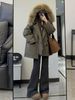 girl 2025 New Winter Elegant Jacket For Women, Mid-Length Slim Fit Parka With Fleece, Petite Cotton Coat_ecoleips.com