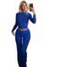 Women's Clothing Autumn Women's New Casual Long Sleeved Tops High Waist Hip Covering Trousers Suit_ecoleips.com