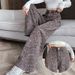 Blue Printed Wide-leg Jeans For Women, 2025 New Model, Ultra-sparkling Design, Chinese Style, Slim-fit Long Pants A8577_ecoleips.com