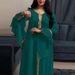 Women’s Clothing Malay lotus leaf sleeve embroidery gold lace dress jalabiya Muslim women_ecoleips.com
