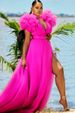 Women's Clothing Loose Large Swing Mesh Dress Commuting Large Size Women's Dress_ecoleips.com