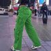 Women's Clothing New Women's Street Hip Hop Style Low Waist Multi Pocket Multi Pocket Workwear Casual Pants Long_ecoleips.com