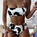 Women's Clothing new ins sexy high waist split tube top spot bikini swimsuit_ecoleips.com