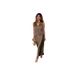 Retro Brown Two-Piece Set For Women Vest And Skirt Spring Foreign TradePremium Women's Clothing Outerwear_ecoleips.com