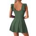 Women's Clothing One Piece Swimsuit Women's Hot Spring Sports Skirt Conservative Large Size Swimsuit_ecoleips.com