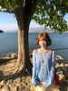 American-style Shirt For Women, Popular Spring-summer Fashion, Off-shoulder Long-sleeve Sun Protection Cover-up, Loose_ecoleips.com