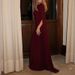2026 New Spring Women's Clothing, Cross-Border European And American Dresses, Slim-Fit Elegant Slit Solid Color French_ecoleips.com