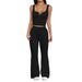 Cross-border European And American Sporty Hot Girl Style Straight-cut Sexy Tank Top Set, Women's Clothing 2025_ecoleips.com