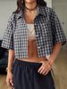Women's Casual Short Sleeve Top – Lightweight & Breathable Summer Blouse, Red/Black/Blue/Khaki, Sizes S-XXL_ecoleips.com