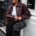 Women's PU Leather Jacket – Long Sleeve Casual Biker Coat For Fall & Winter | Slim Fit, Stylish Outerwear (Black/Deep Red/Brown, S-XL)_ecoleips.com