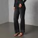 Women's Clothing Fashionable Casual Straight Leg Jeans Rhinestone Washed_ecoleips.com