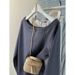 Real Shot Of Foreign Trade Women's Sweatshirt With An Asymmetrical Collar, Thin Style For Spring Autumn, Korean Version,_ecoleips.com