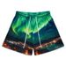 Men's Women's Cross Border American Casual Sports Shorts Printed Mesh Breathable Fitness Running Training Loose Fit above the Knee_ecoleips.com