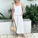 Women's Cotton And Linen Set Sleeveless Camisole Top Wide Leg Pants Two Piece Set_ecoleips.com