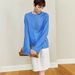 Siyuan Lightweight Linen Cotton Breathable Comfortable Sheer Sun Protection Airy Knitted Long Sleeve Cover-Up 8905_ecoleips.com