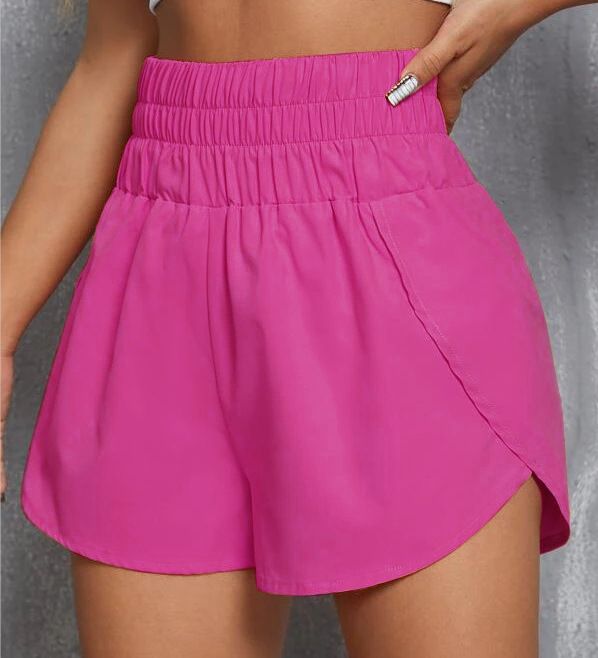 High-Waisted Casual Shorts For Women – Stretchy Elastic Waistband, Loose Fit (S-2xl, 8 Colors) Breathable & Lightweight_ecoleips.com