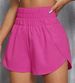 2025s 2025 Spring Summer New Women's High Waist Elastic Loose Sports Casual Shorts_ecoleips.com