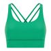 New Spring/Summer Crossback Yoga Bra, Brushed Feel, Shockproof, Supportive, And Push Up Sports Bra For Women_ecoleips.com