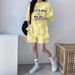 Trendy Women's Cotton Two Piece Set Tie Dye Round Neck Short Sleeved Summer Outfit New_ecoleips.com