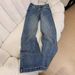 High Waist Flared Jeans For Petite Women - Winter Warm Fleece Lined & Star Embellished Wide Leg Pants_ecoleips.com