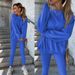 New Women's Clothing Solid Color Long-sleeved Sweater Casual Jacket Sports Suit Women_ecoleips.com