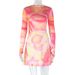 Sexy Style Slightly Transparent Fashion Printed High Neck Short Skirt Trendy Two-Piece Set Casual Comfortable Women's_ecoleips.com