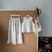 Women's Clothing Summer New Arrivals Artistic All Match Loose Casual Lace Sleeveless Linen Sleeveless Vest Wide Leg Pants Women_ecoleips.com