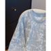 High-End Snowflake Gray Round Neck Pullover Sweatshirt For Women 2025 Early Loose Casual Versatile Spring And Autumn_ecoleips.com