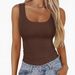 Women's Clothing Slim Fit Sleeveless Round Neck Vest American Style Hot Girl Street Fashion T-Shirt For Women_ecoleips.com