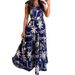 Women's Flowy Printed Maxi Dress With Adjustable Straps – Stylish & Comfortable For Vacation & Daily Wear_ecoleips.com
