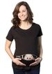 Quirky Kids Summer Christmas New Women's Maternity Wear Plus Size Short Sleeve T-Shirt Mid-Length Loose European And_ecoleips.com