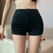 European And American Style Girl Jeans For Women, Summer Thin Hot Pants, A-line Shorts, High-waisted, Slimming, With_ecoleips.com
