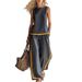 Women's Casual Sleeveless Round Neck Top & High-Waisted Wide Leg Pants Set – Comfortable Loungewear, Versatile Outfit For Work & Leisure_ecoleips.com